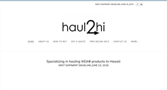 Desktop Screenshot of haul2hi.com